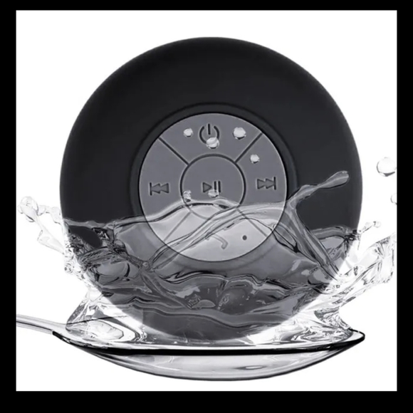 Waterproof Bluetooth speaker with suction cup secure wall or shower attachment. - Picture 5 of 8